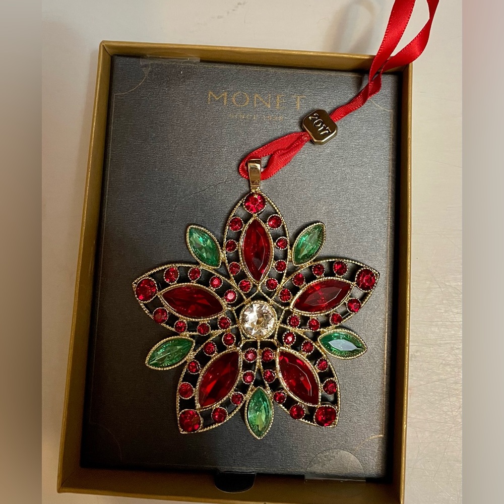 Monet Christmas ornament